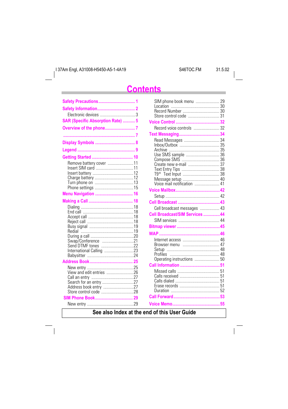 Siemens GSM 900 User Manual | Page 3 / 115