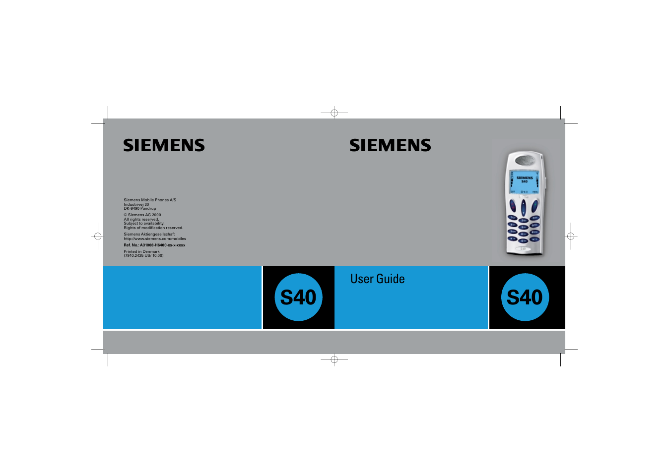 Siemens S40 User Manual | 50 pages