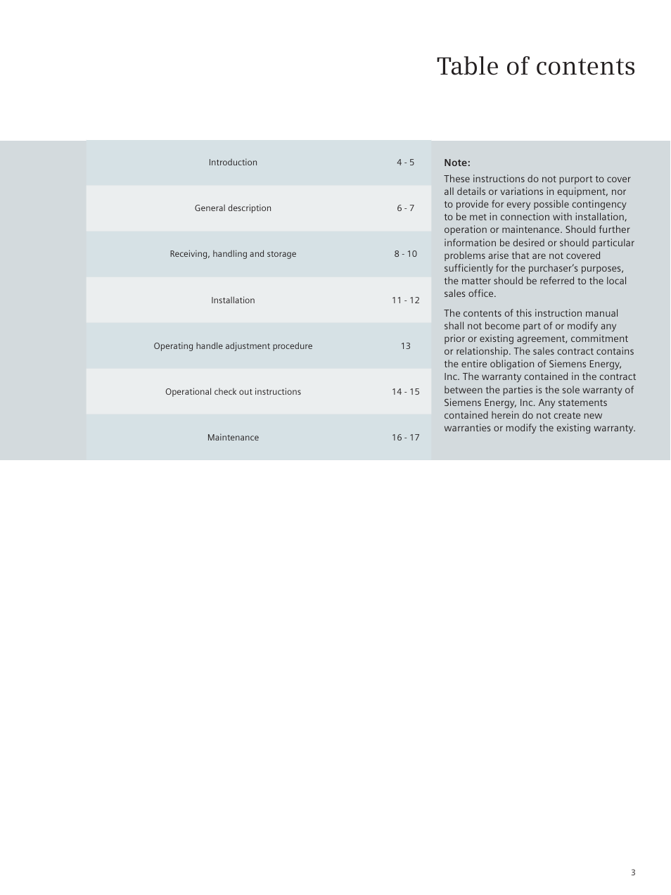 Siemens Type Vector E50001-F710-A420-X-4A00 User Manual | Page 3 / 18