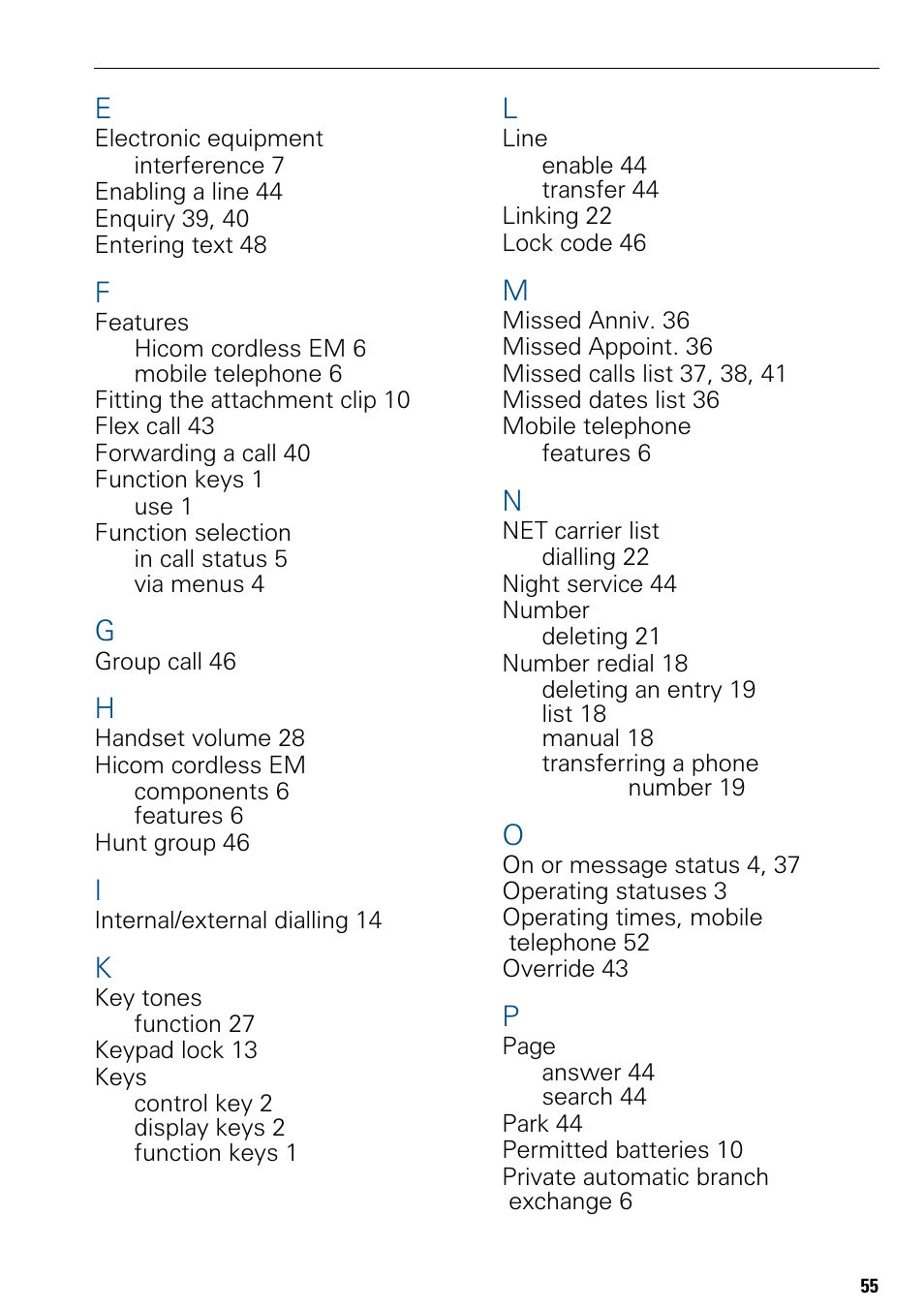 Siemens Hicom 150 E User Manual | Page 63 / 66