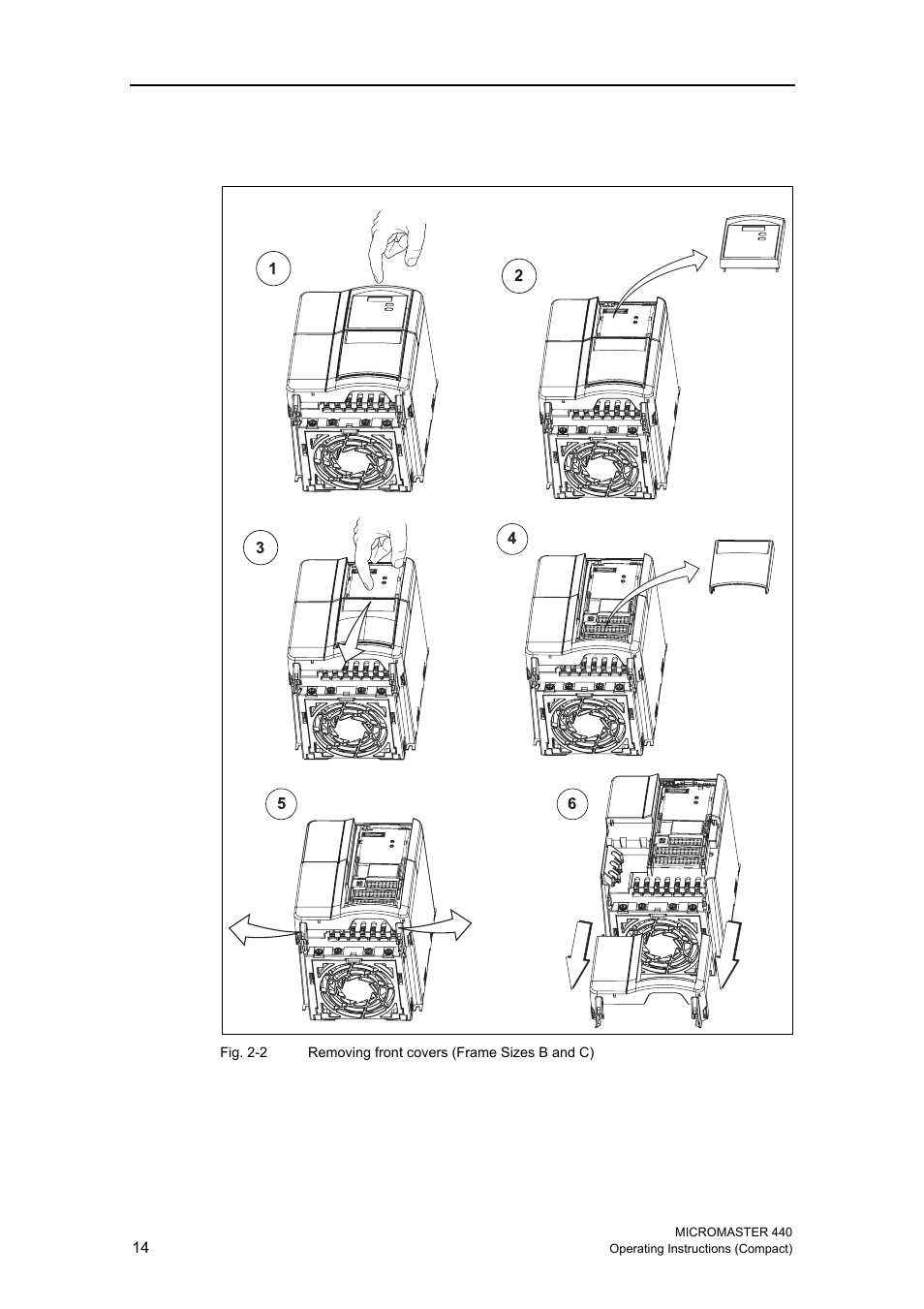 Siemens MICROMASTER 440 User Manual | Page 14 / 78