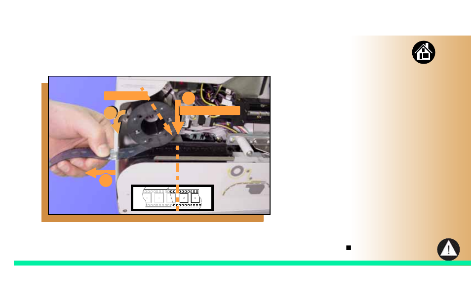 Clearing jammed tape | Siemens ProLINE-RoadRunner User Manual | Page 55 / 58