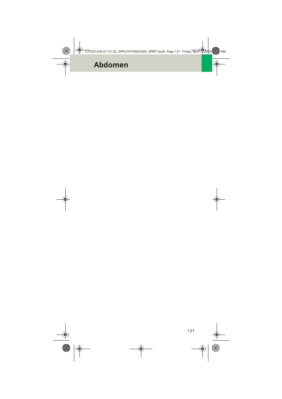 Abdomen | Siemens syngo CT 2005C User Manual | Page 121 / 321