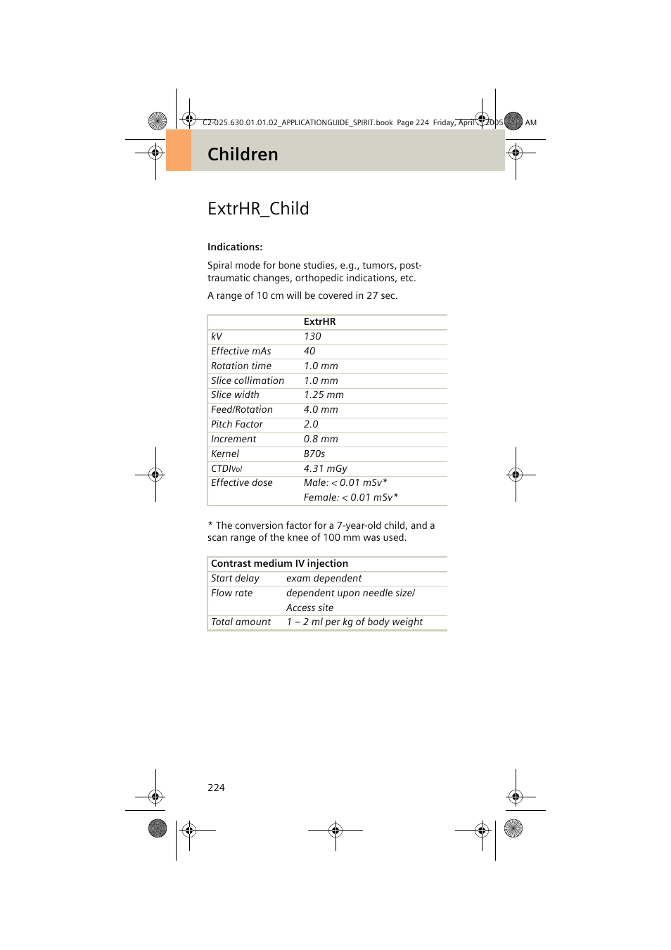 Extrhr_child, Children extrhr_child | Siemens syngo CT 2005C User Manual | Page 224 / 321