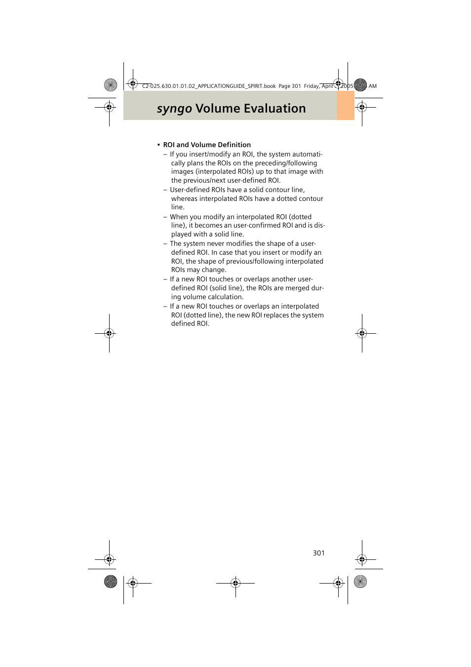 Syngo volume evaluation | Siemens syngo CT 2005C User Manual | Page 301 / 321