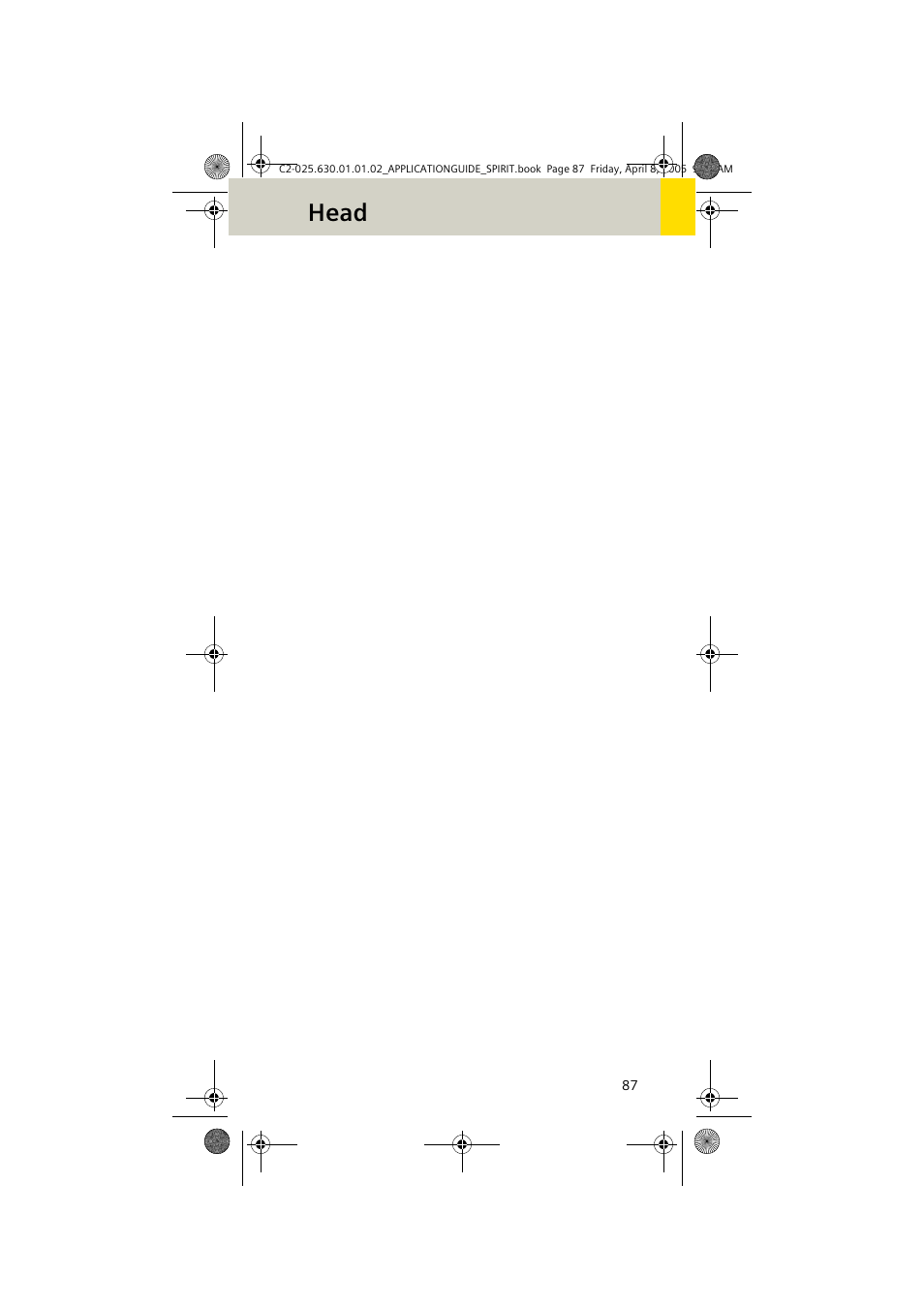 Head | Siemens syngo CT 2005C User Manual | Page 87 / 321