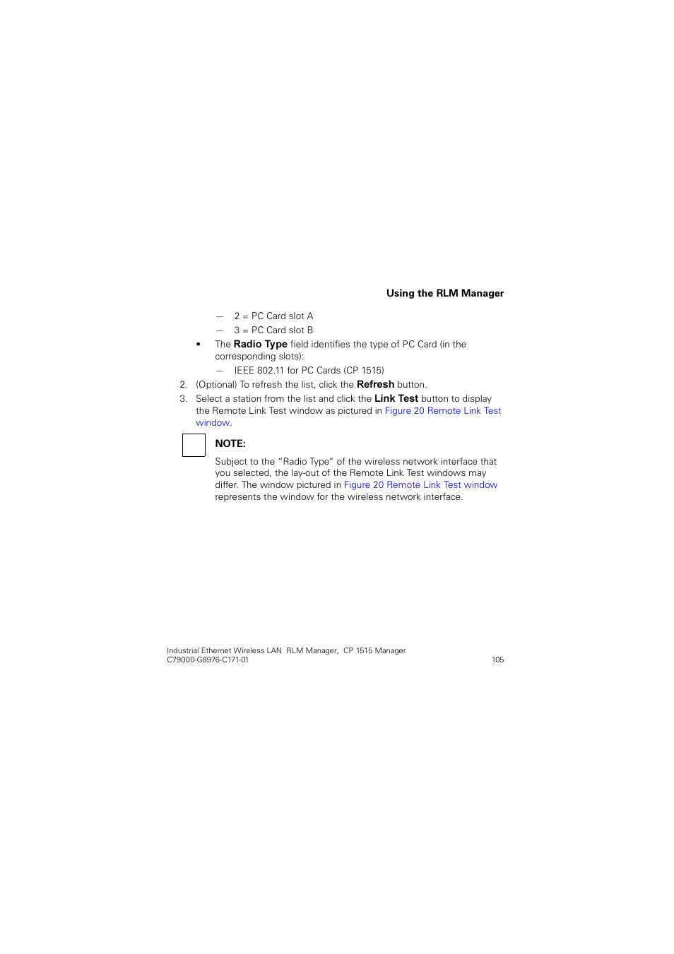 Siemens CP 1515 User Manual | Page 105 / 299