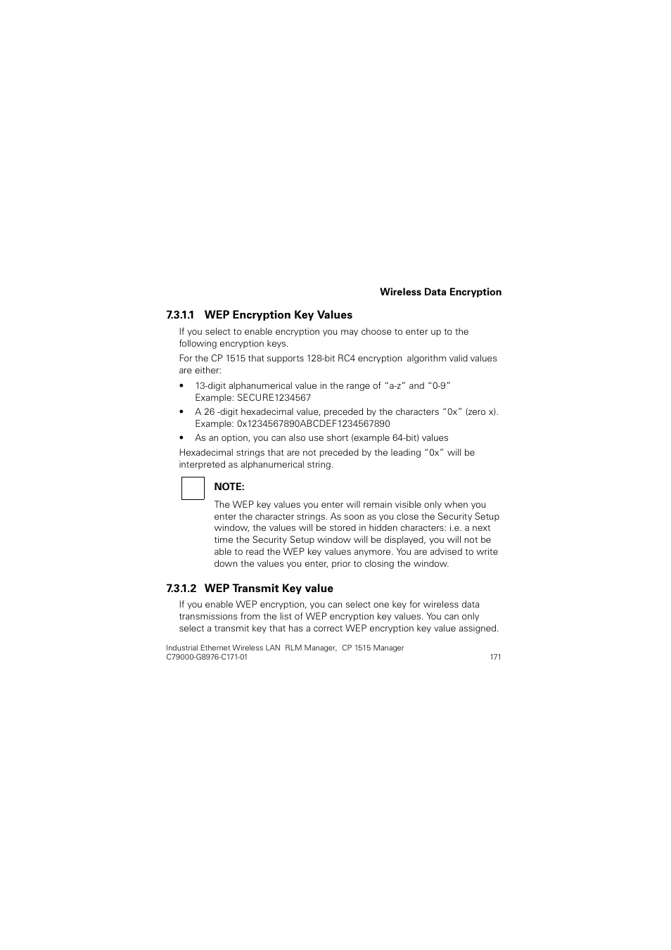 Siemens CP 1515 User Manual | Page 171 / 299