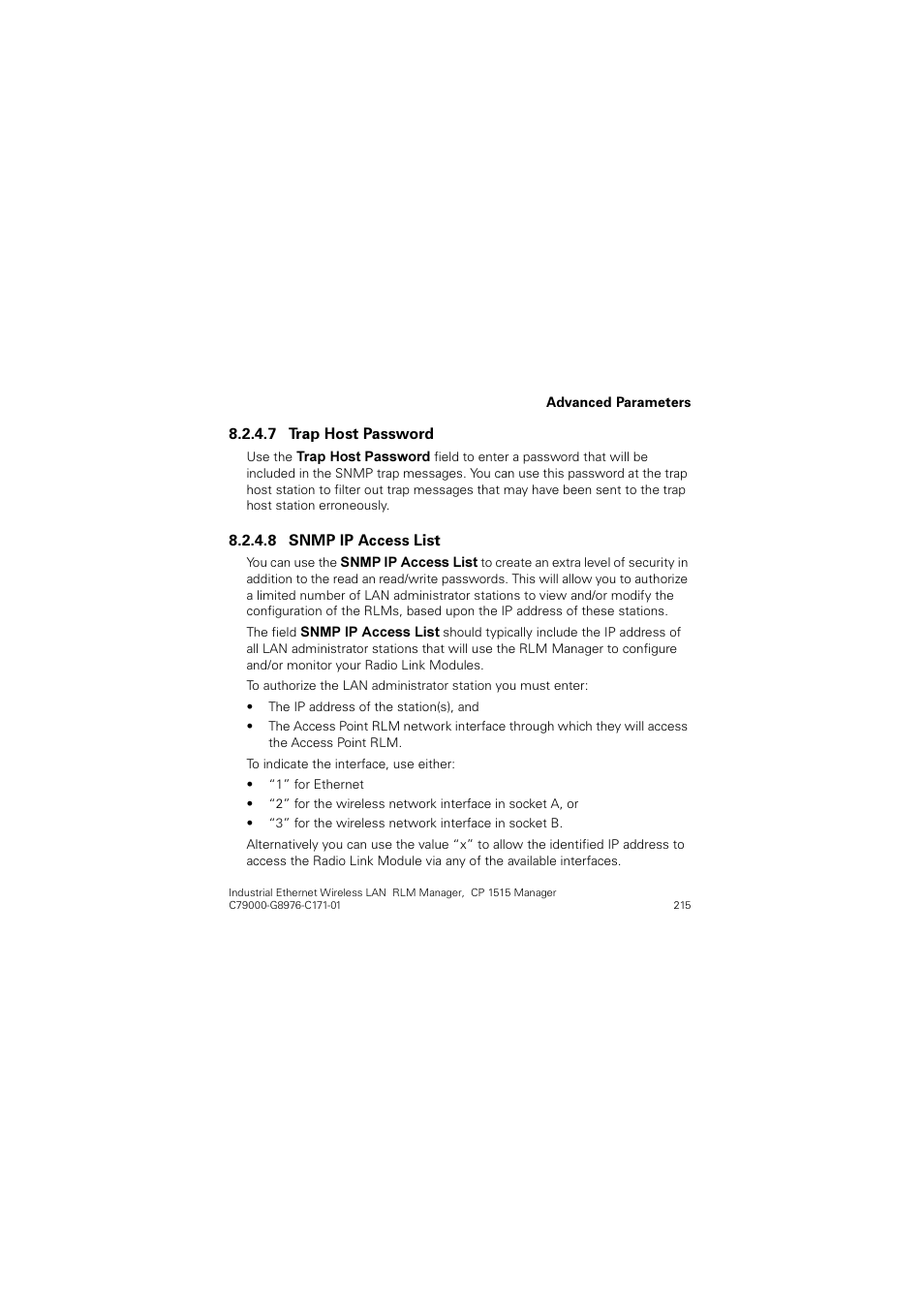 Siemens CP 1515 User Manual | Page 215 / 299