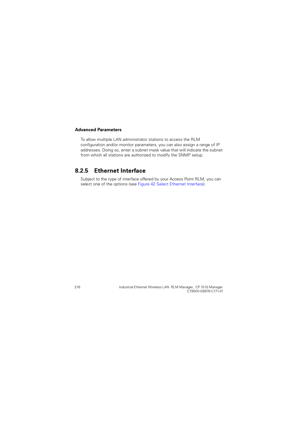 5 ethernet interface, Ethernet interface, Wkhuqhw ,qwhuidfh | Siemens CP 1515 User Manual | Page 216 / 299