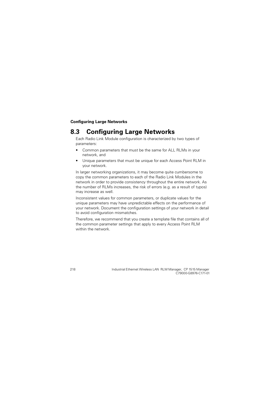 3 configuring large networks, Configuring large networks, Rqiljxulqj /dujh 1hwzrunv | Siemens CP 1515 User Manual | Page 218 / 299