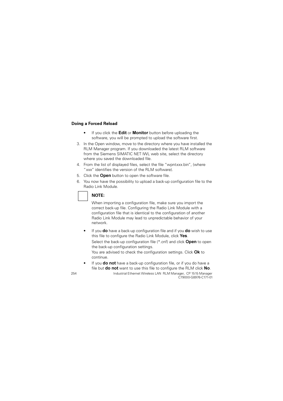 Siemens CP 1515 User Manual | Page 254 / 299