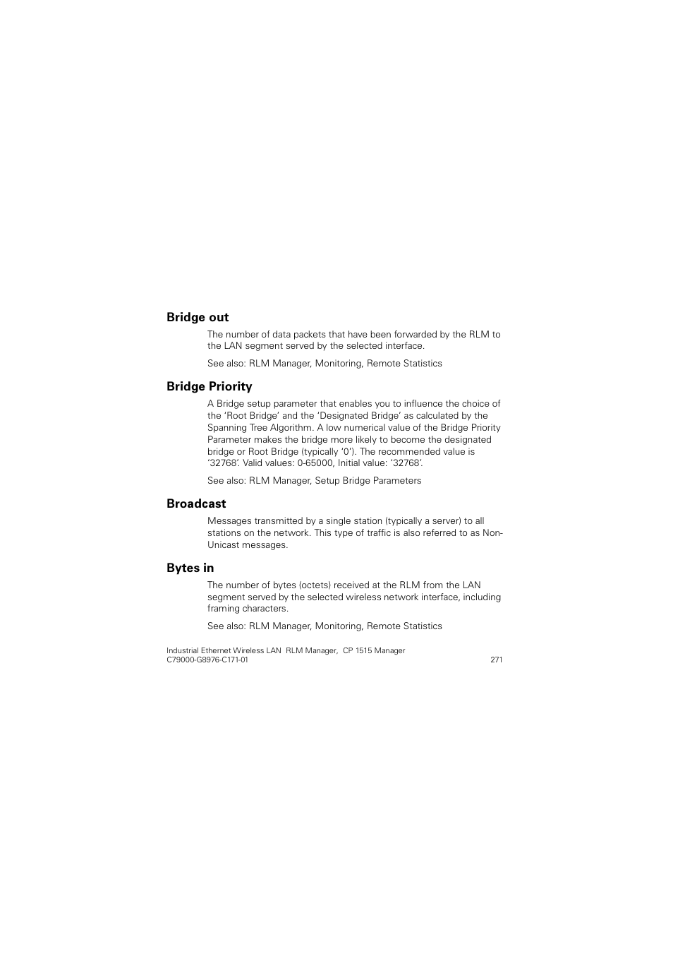 Siemens CP 1515 User Manual | Page 271 / 299