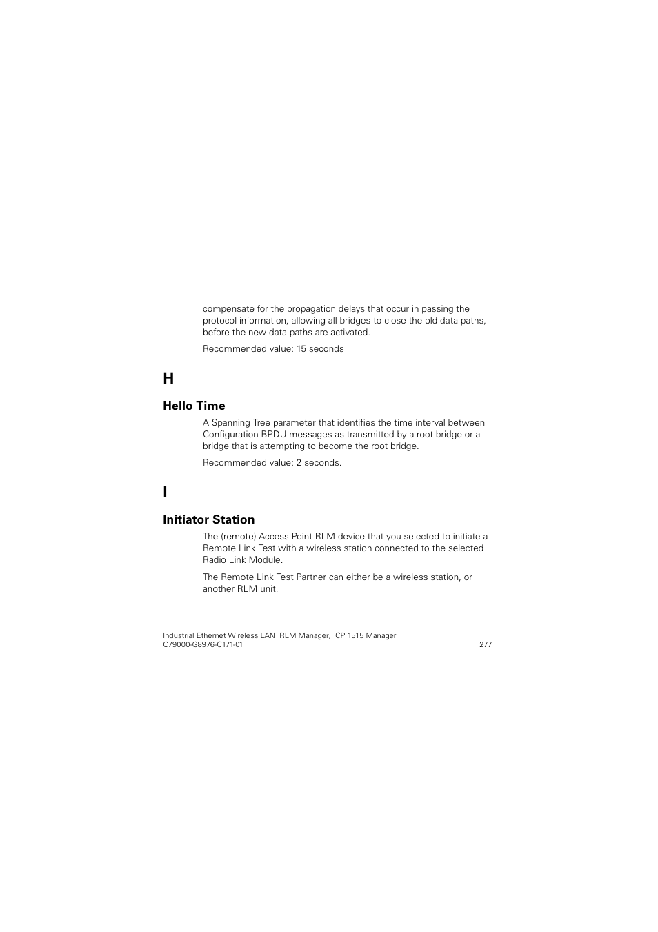 Siemens CP 1515 User Manual | Page 277 / 299