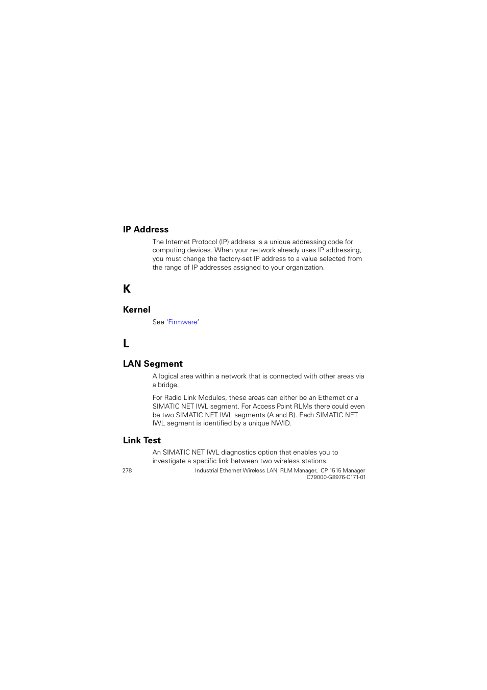 Siemens CP 1515 User Manual | Page 278 / 299