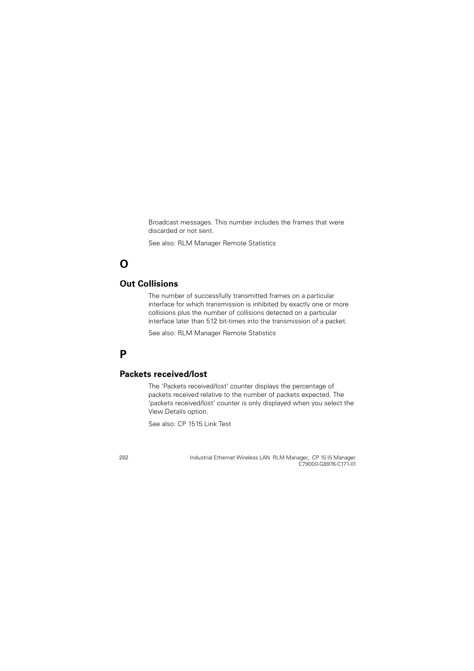 Siemens CP 1515 User Manual | Page 282 / 299