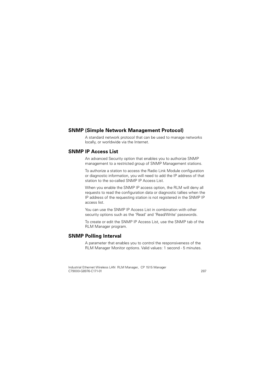 Siemens CP 1515 User Manual | Page 287 / 299