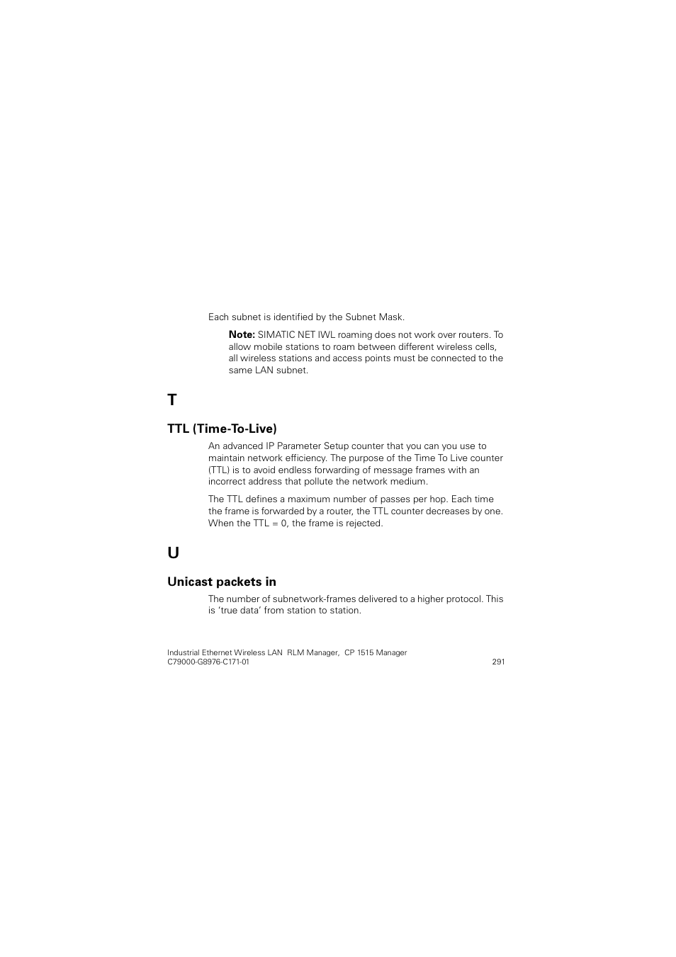 Siemens CP 1515 User Manual | Page 291 / 299