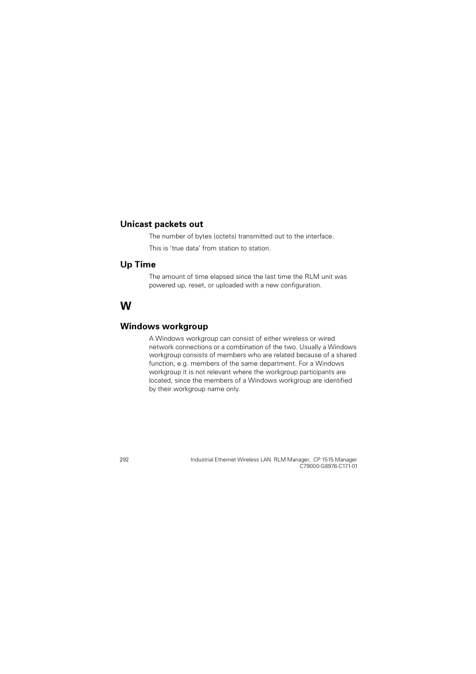 Siemens CP 1515 User Manual | Page 292 / 299