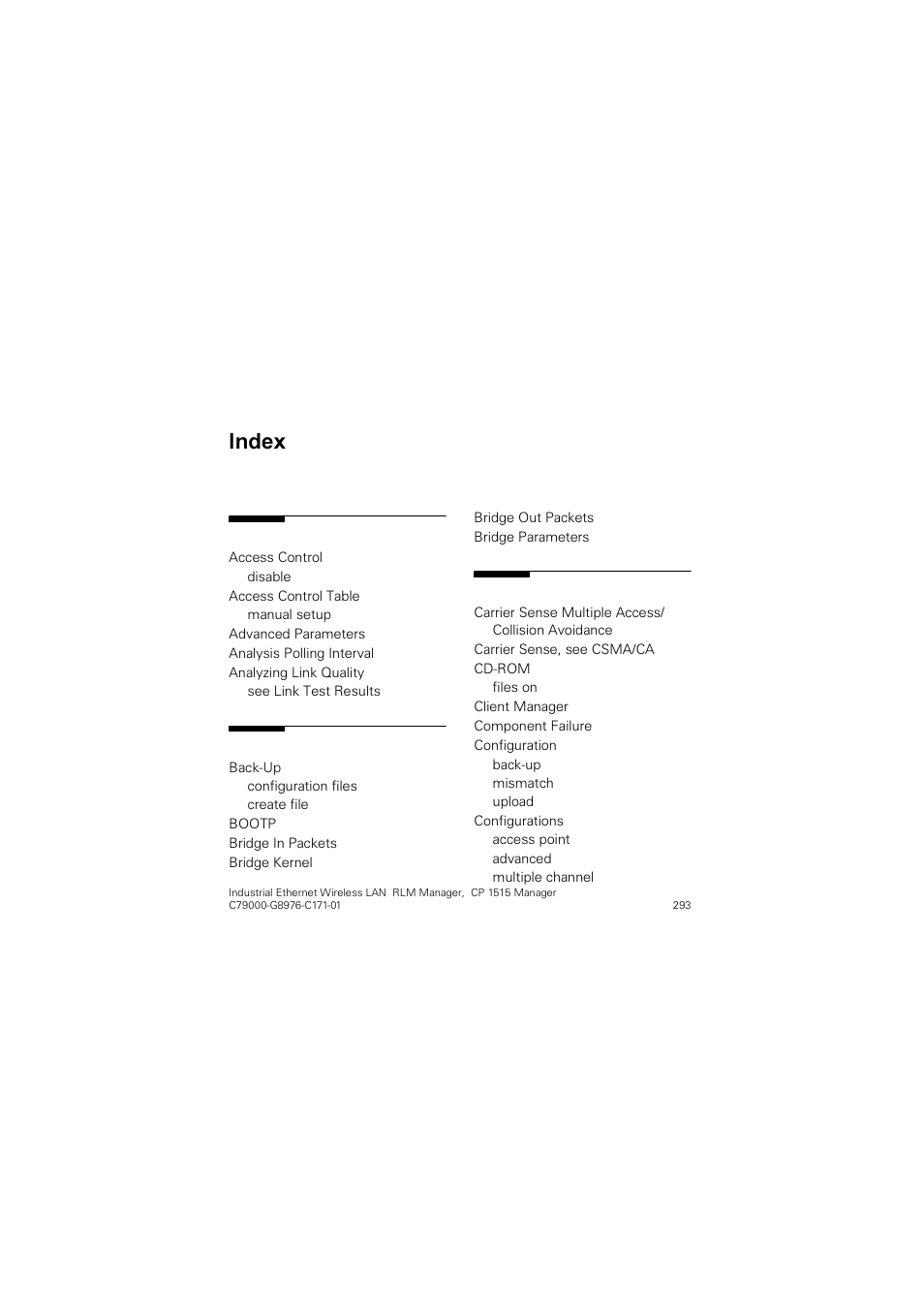 Index | Siemens CP 1515 User Manual | Page 293 / 299