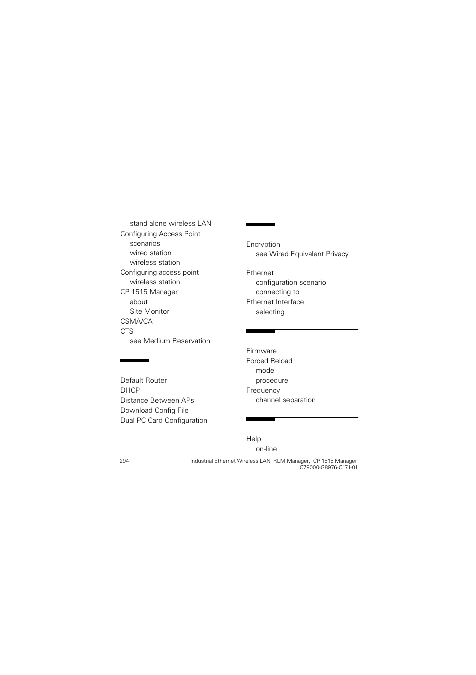 Siemens CP 1515 User Manual | Page 294 / 299