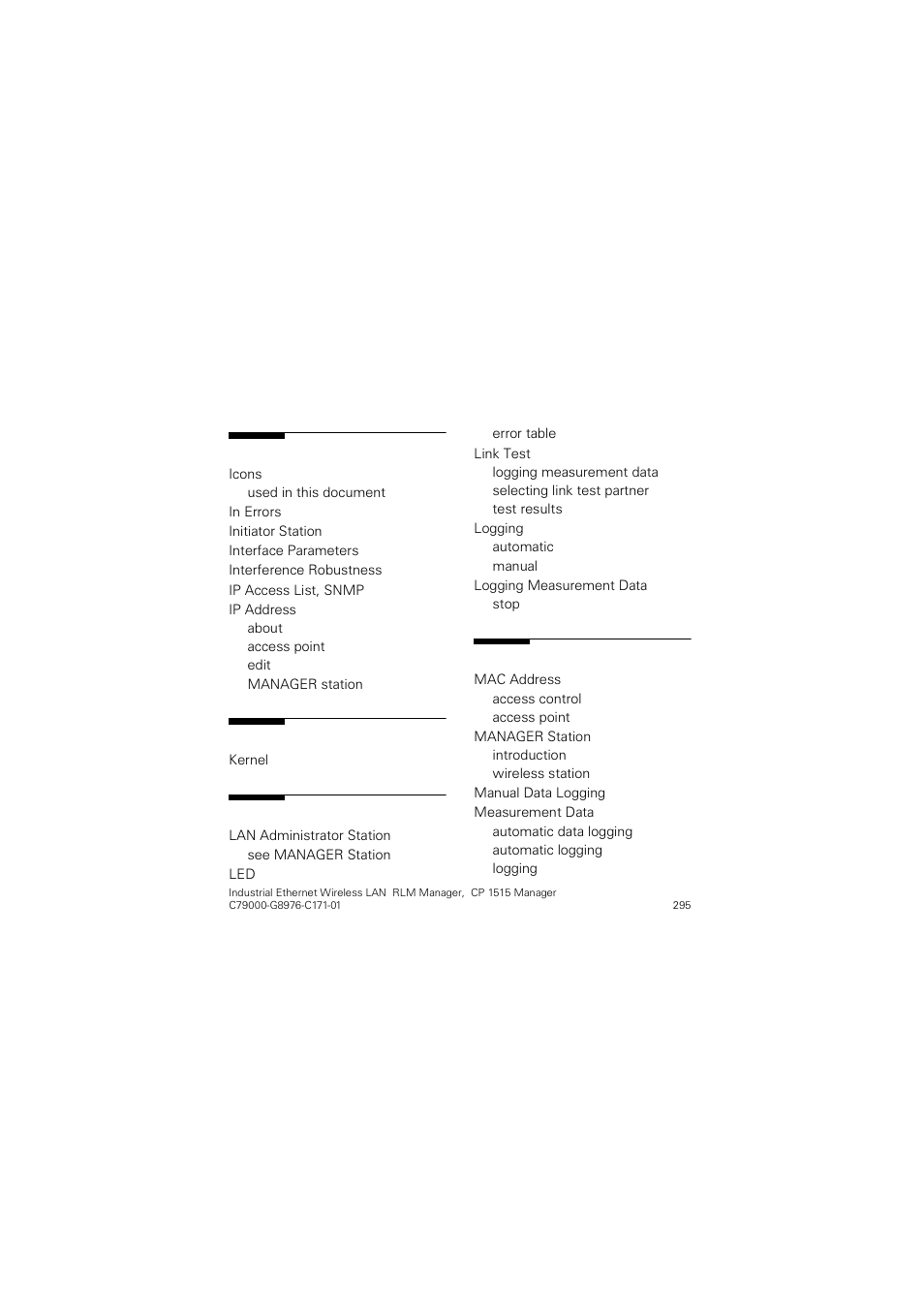 Siemens CP 1515 User Manual | Page 295 / 299