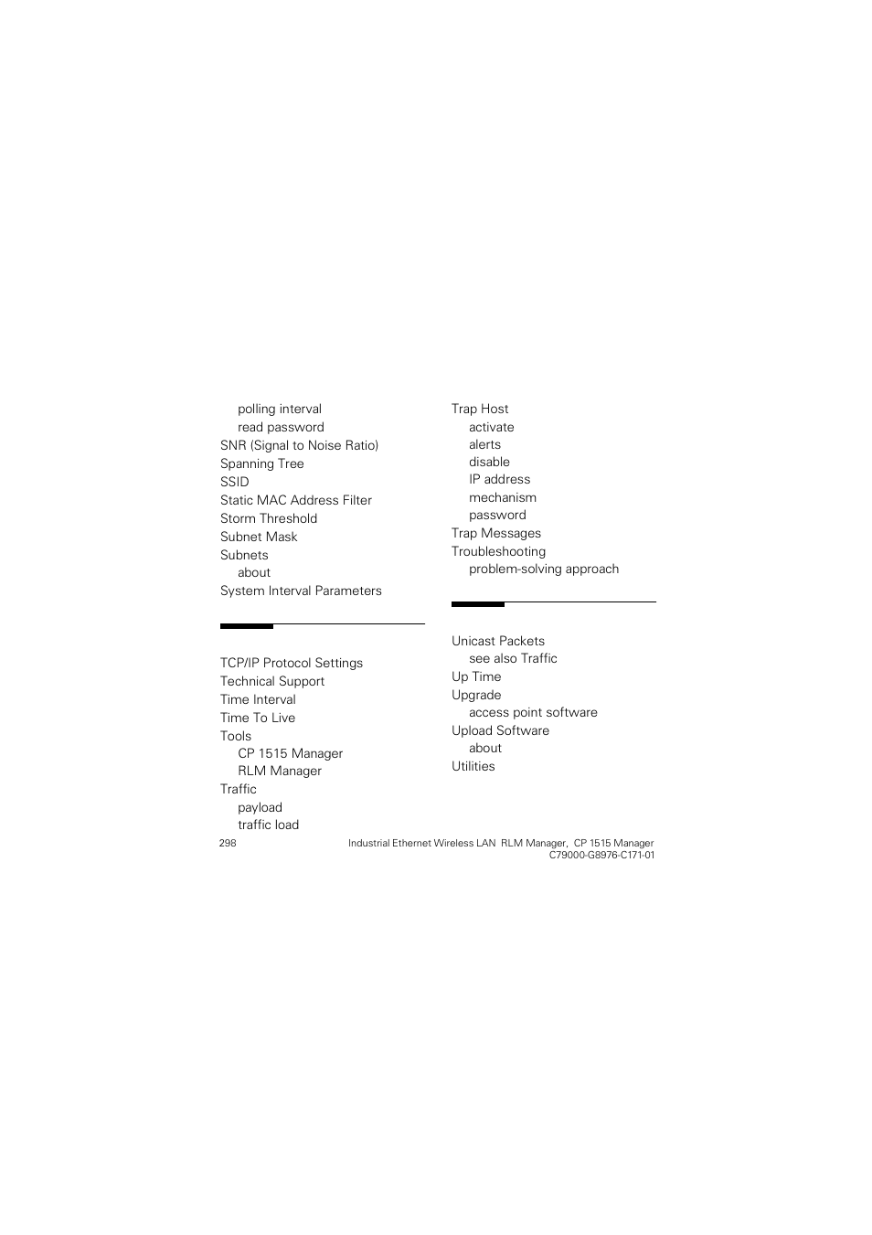 Siemens CP 1515 User Manual | Page 298 / 299