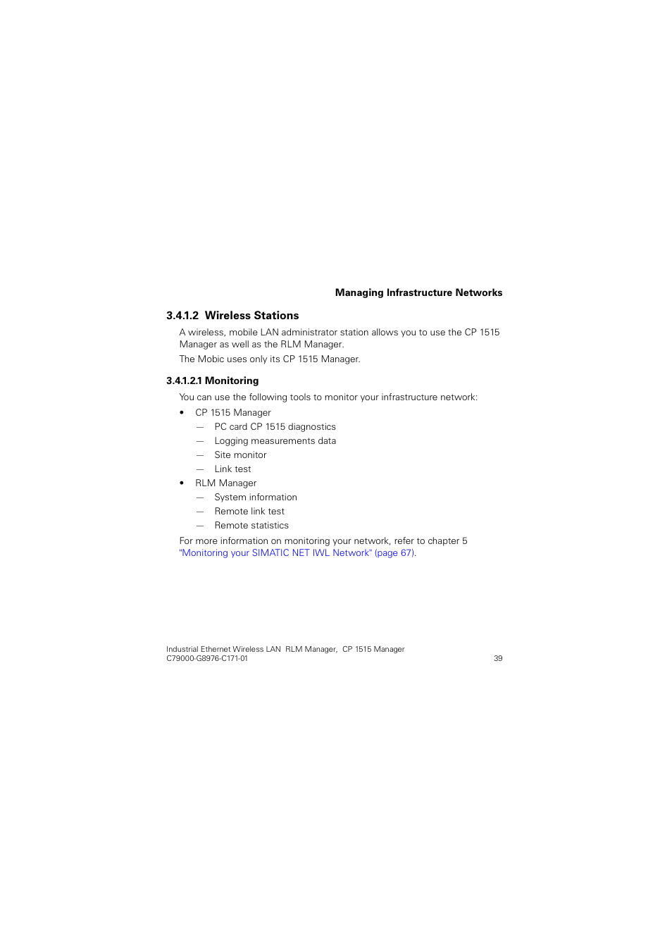 Siemens CP 1515 User Manual | Page 39 / 299