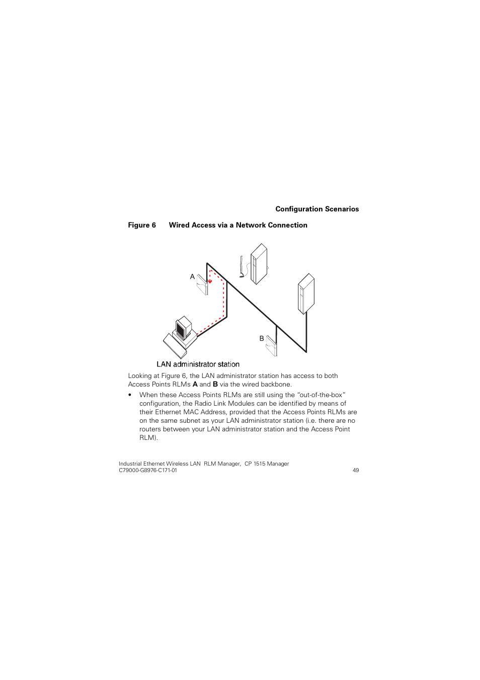 Figure 6 wired, Access via a network connection | Siemens CP 1515 User Manual | Page 49 / 299