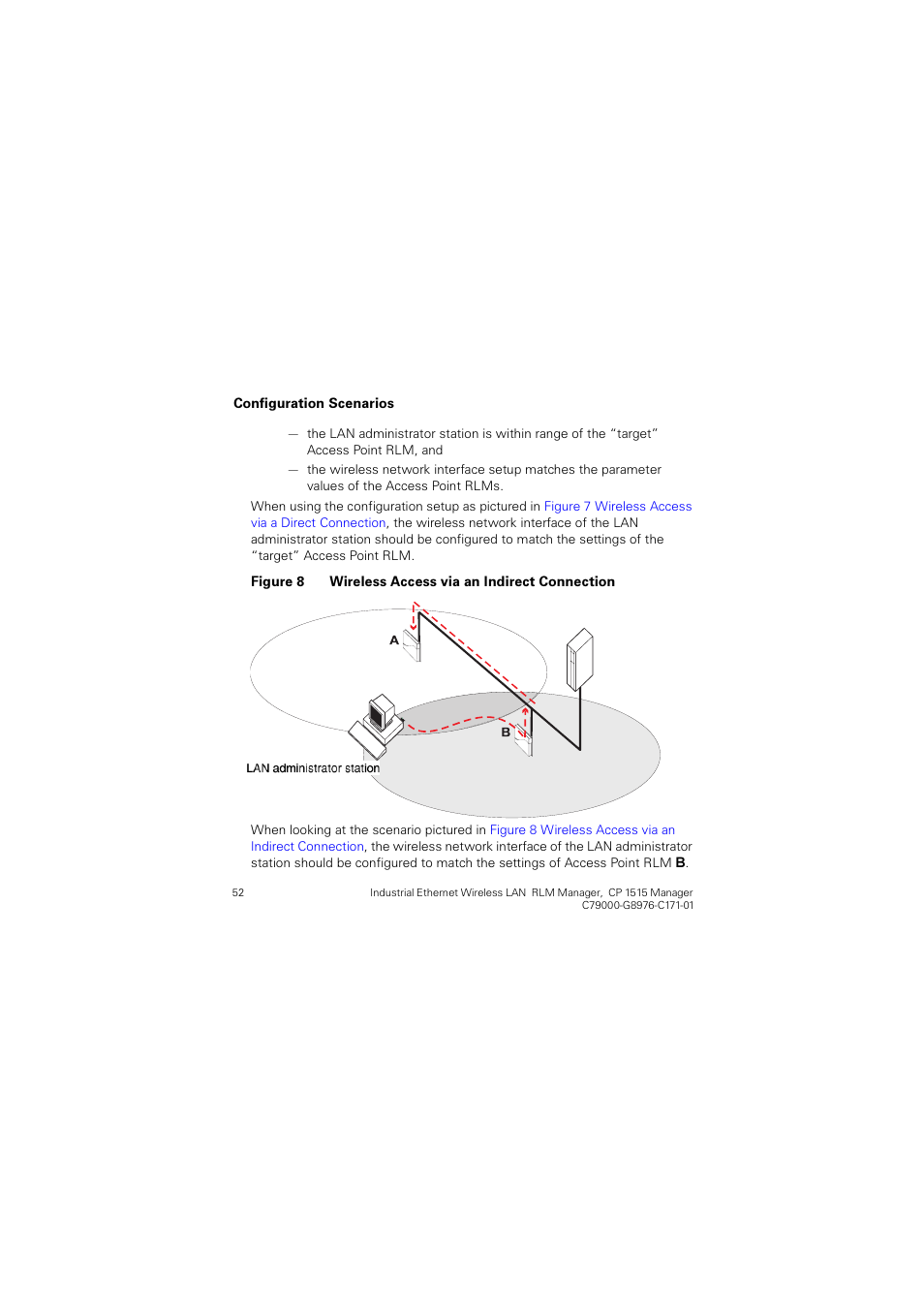 Figure 8 wireless access via, An indirect connection | Siemens CP 1515 User Manual | Page 52 / 299