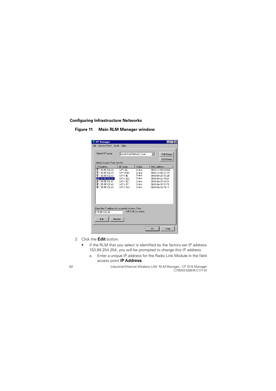 Figure 11 main rlm manager window | Siemens CP 1515 User Manual | Page 62 / 299