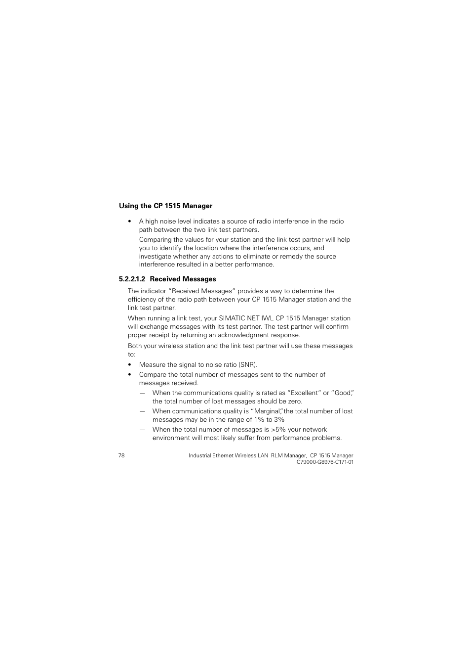 Siemens CP 1515 User Manual | Page 78 / 299