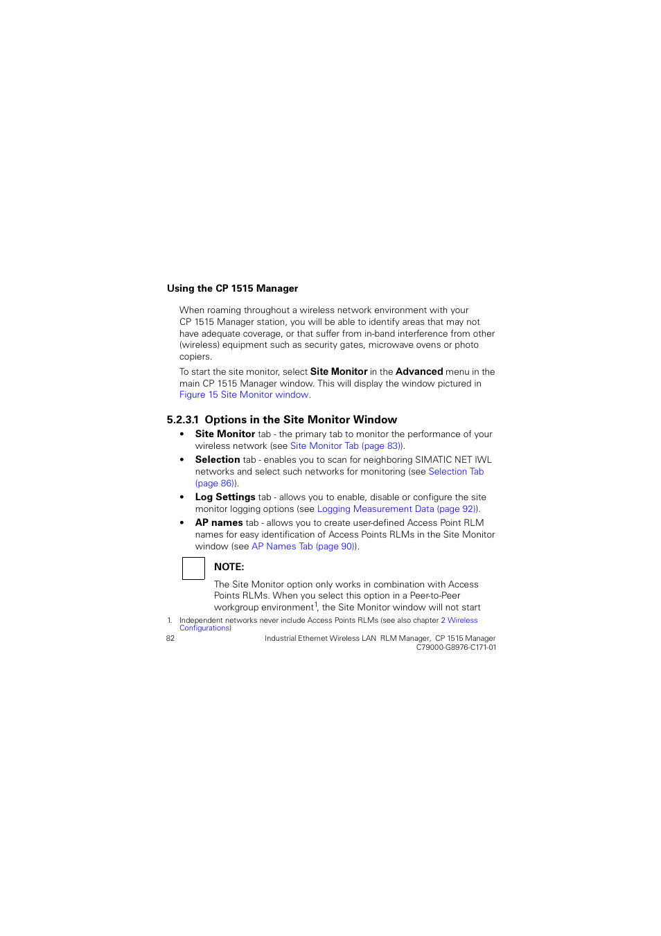 Siemens CP 1515 User Manual | Page 82 / 299