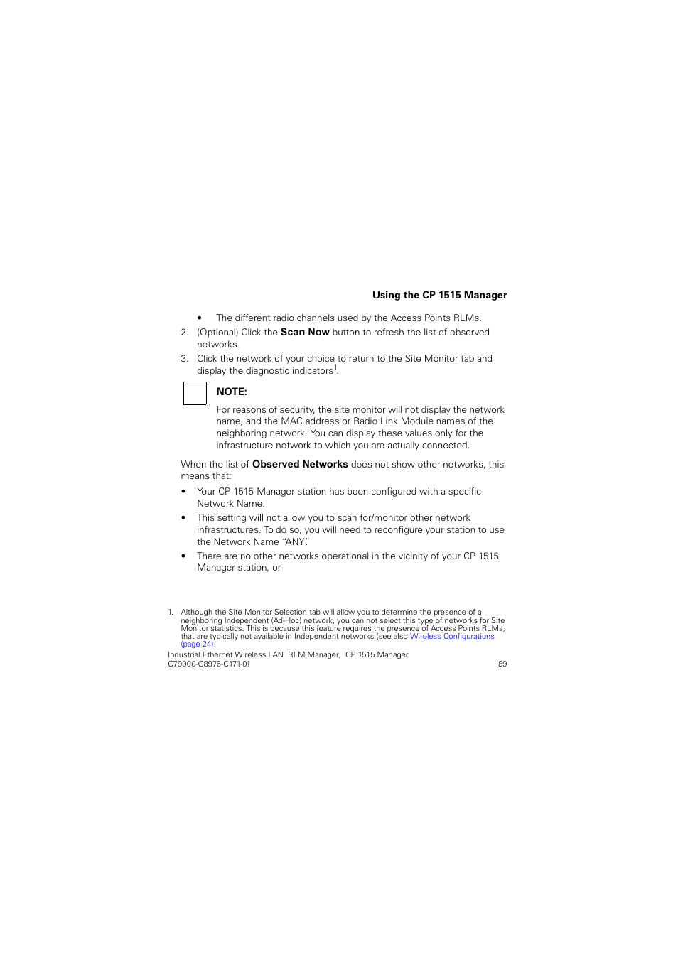 Siemens CP 1515 User Manual | Page 89 / 299