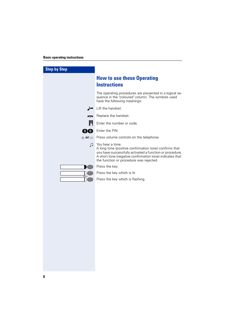 How to use these operating instructions, How to use these operating instructions | Siemens HiPath 4000 User Manual | Page 8 / 51