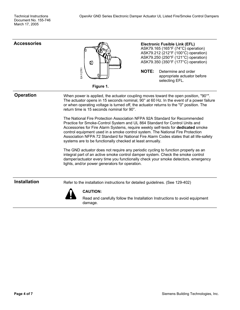 Siemens OpenAir GND Series User Manual | Page 4 / 7