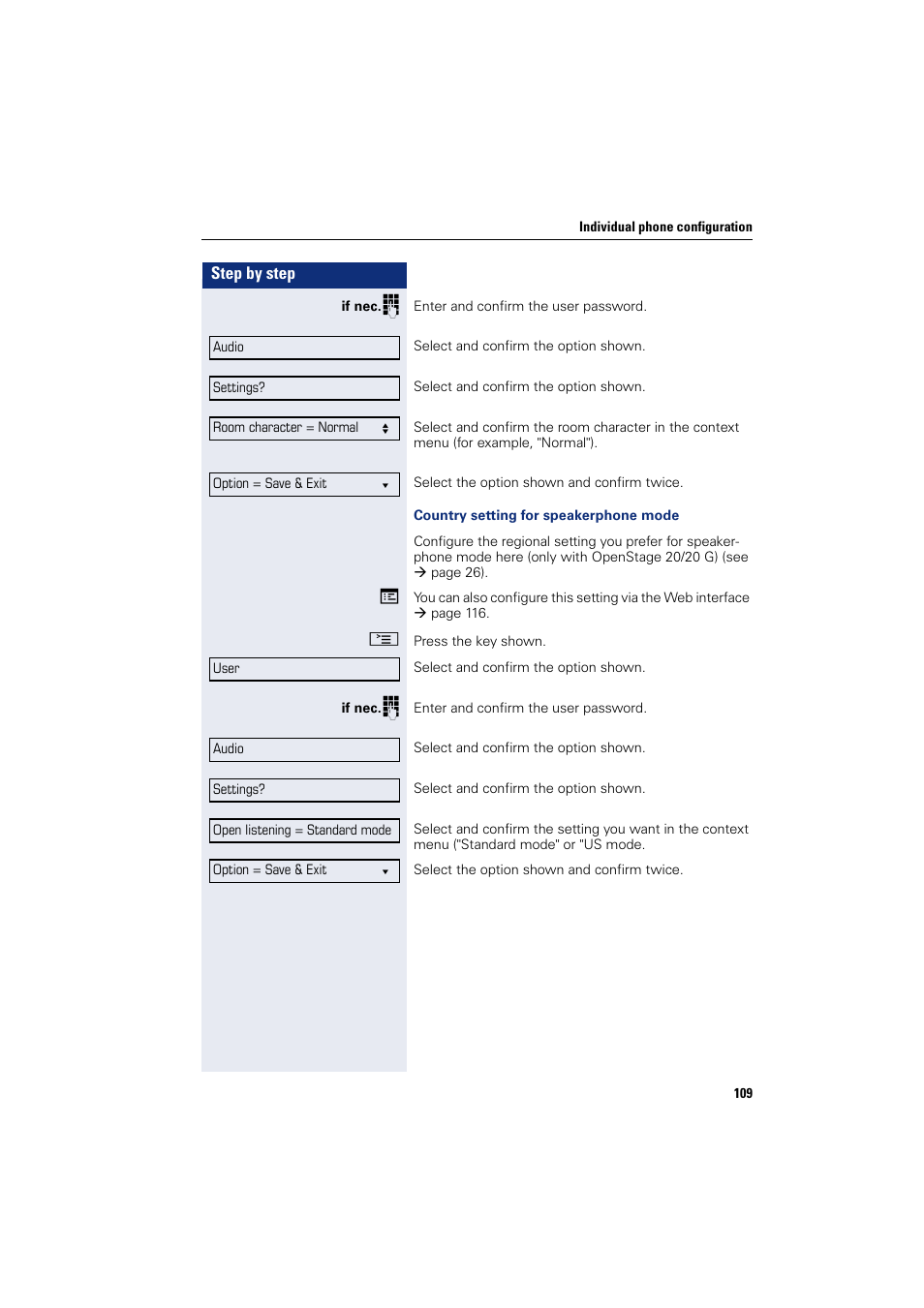 Siemens OPENSTAGE 20 5000 User Manual | Page 109 / 130