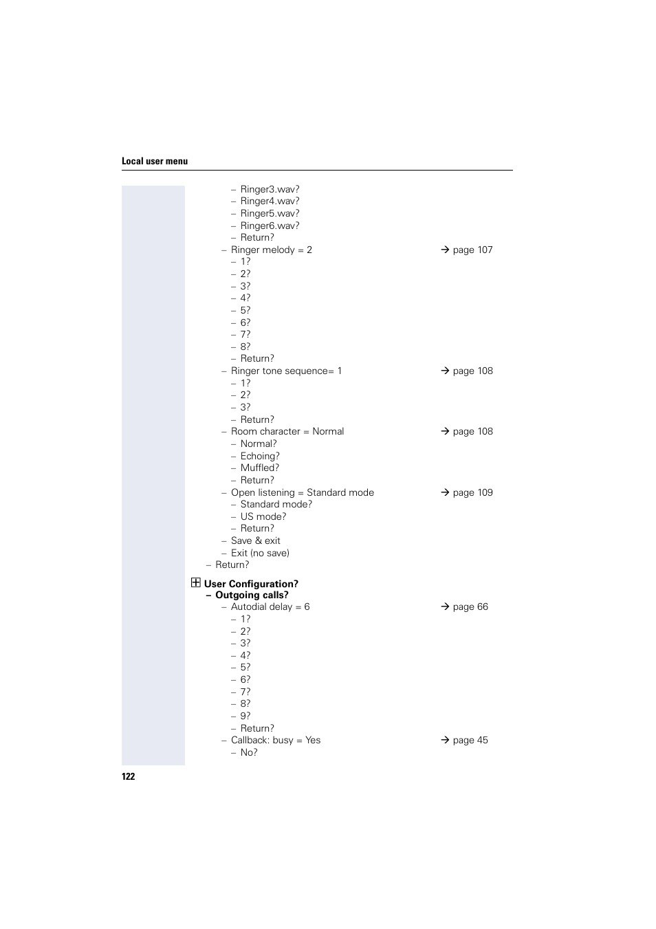Siemens OPENSTAGE 20 5000 User Manual | Page 122 / 130