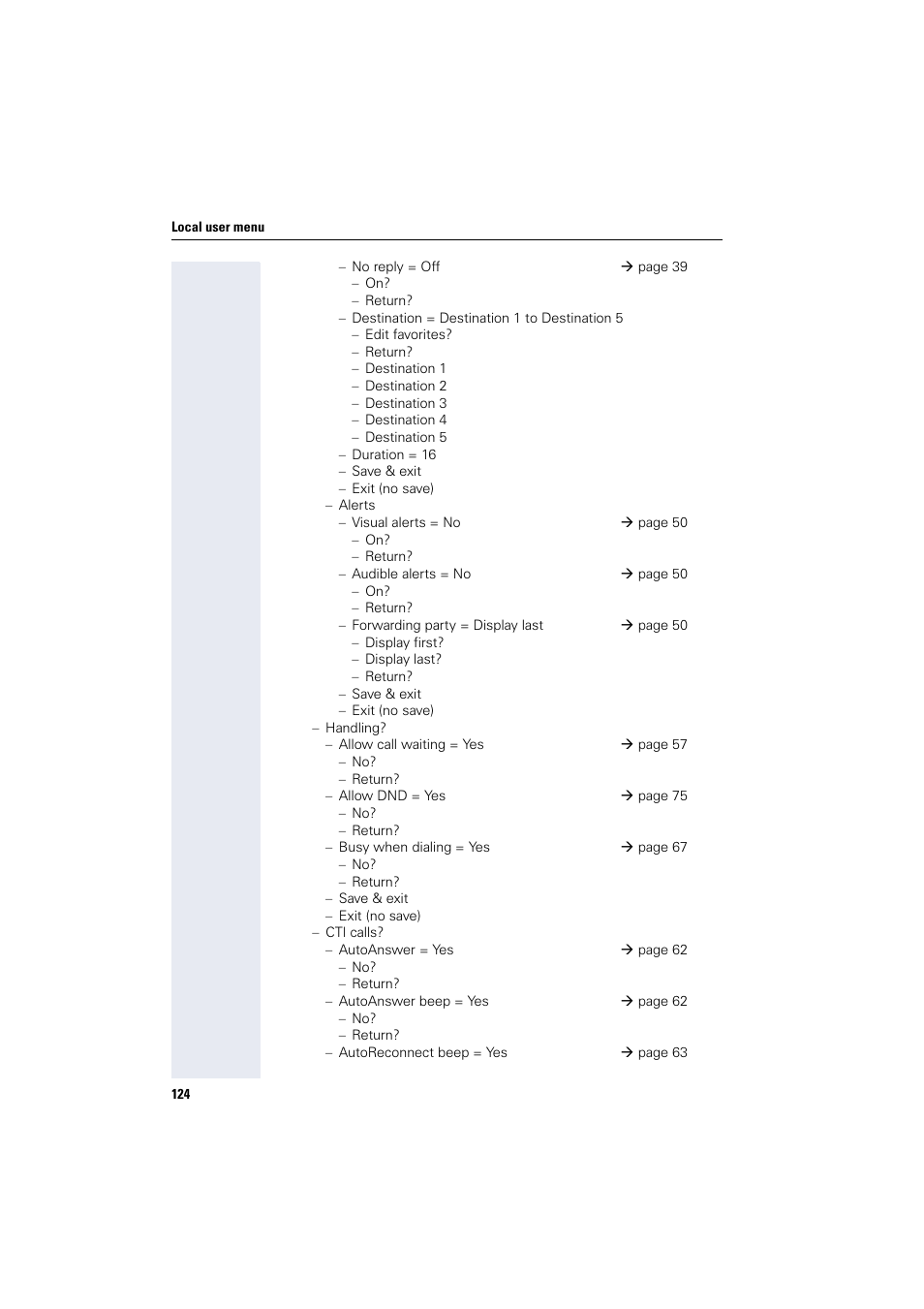 Siemens OPENSTAGE 20 5000 User Manual | Page 124 / 130