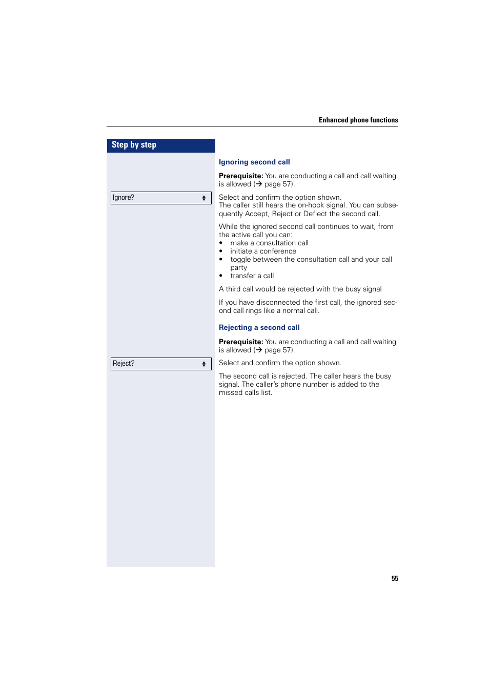 Siemens OPENSTAGE 20 5000 User Manual | Page 55 / 130