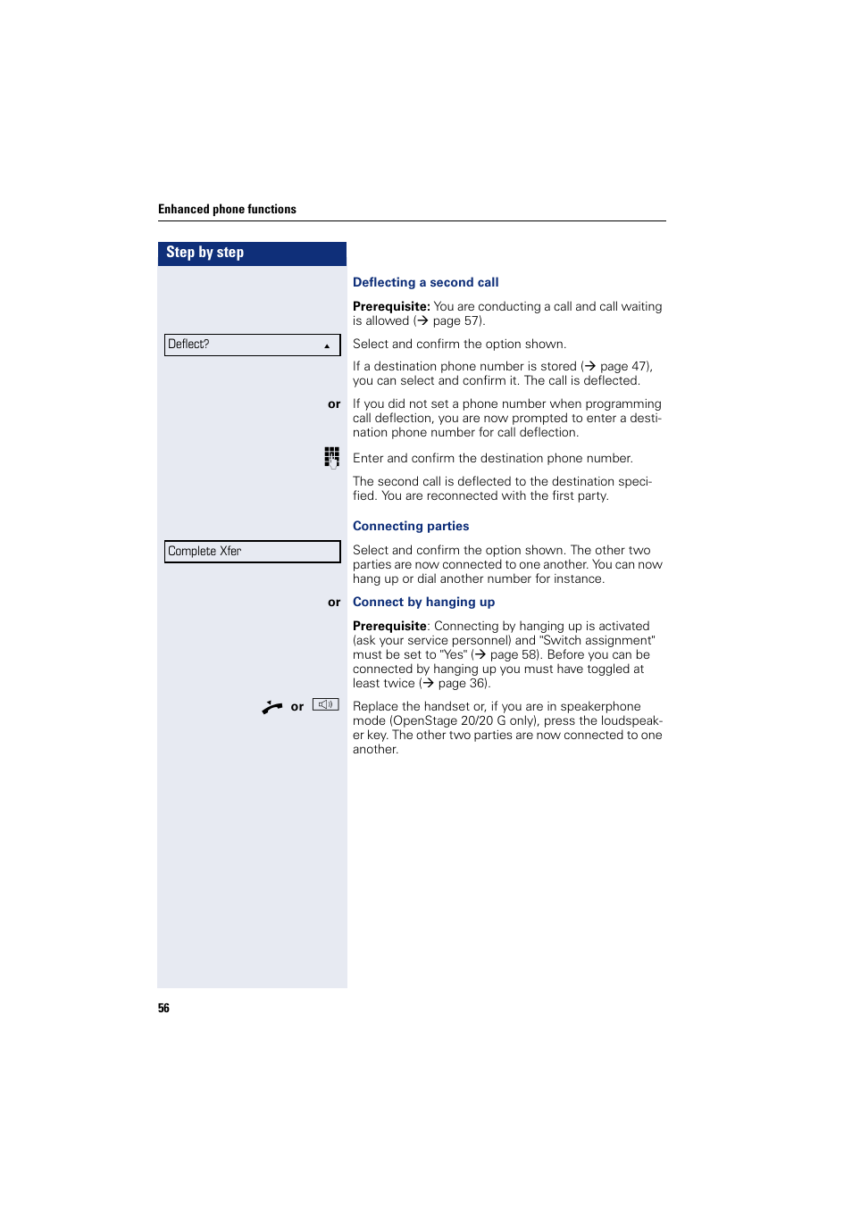 Siemens OPENSTAGE 20 5000 User Manual | Page 56 / 130