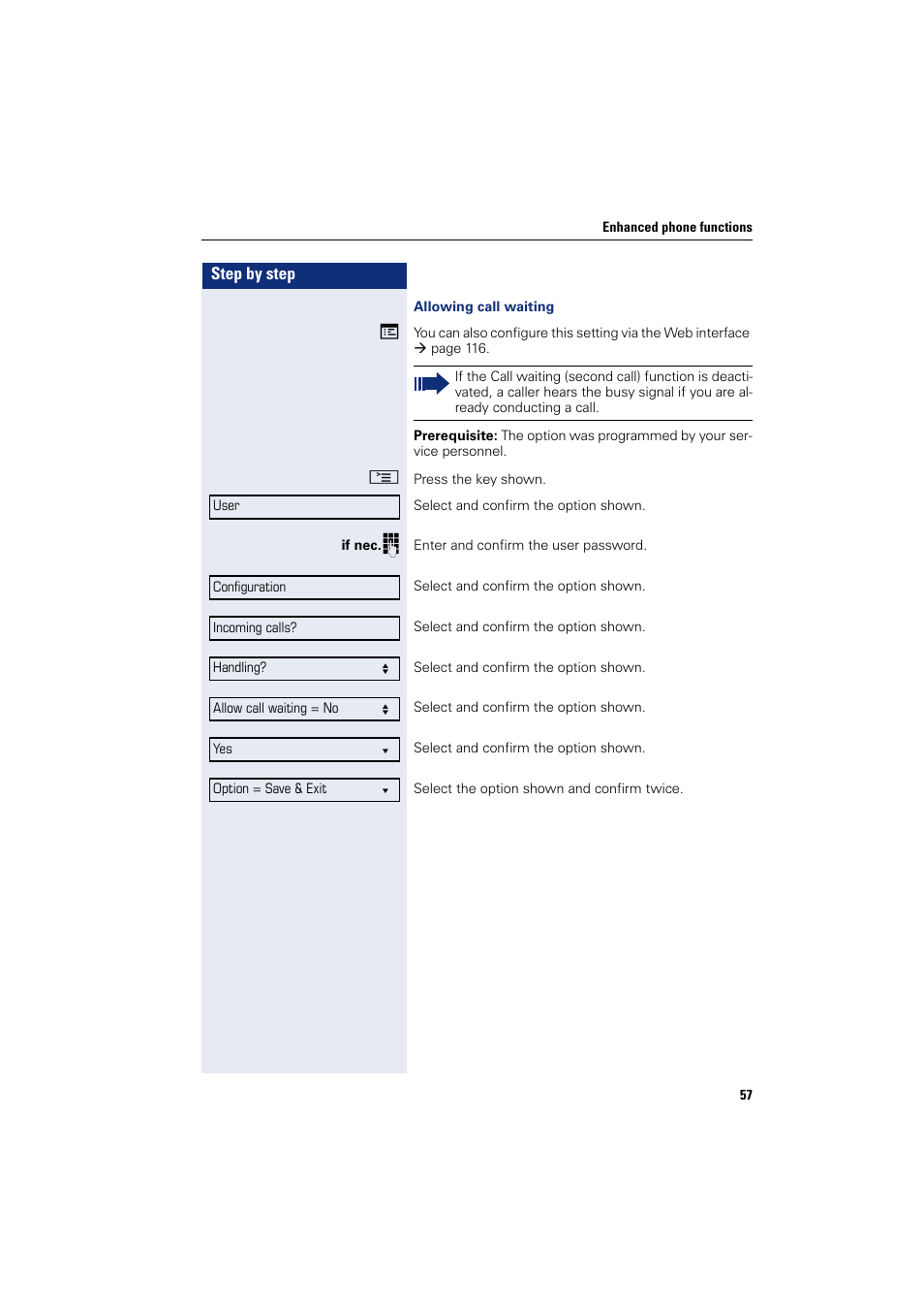 Siemens OPENSTAGE 20 5000 User Manual | Page 57 / 130