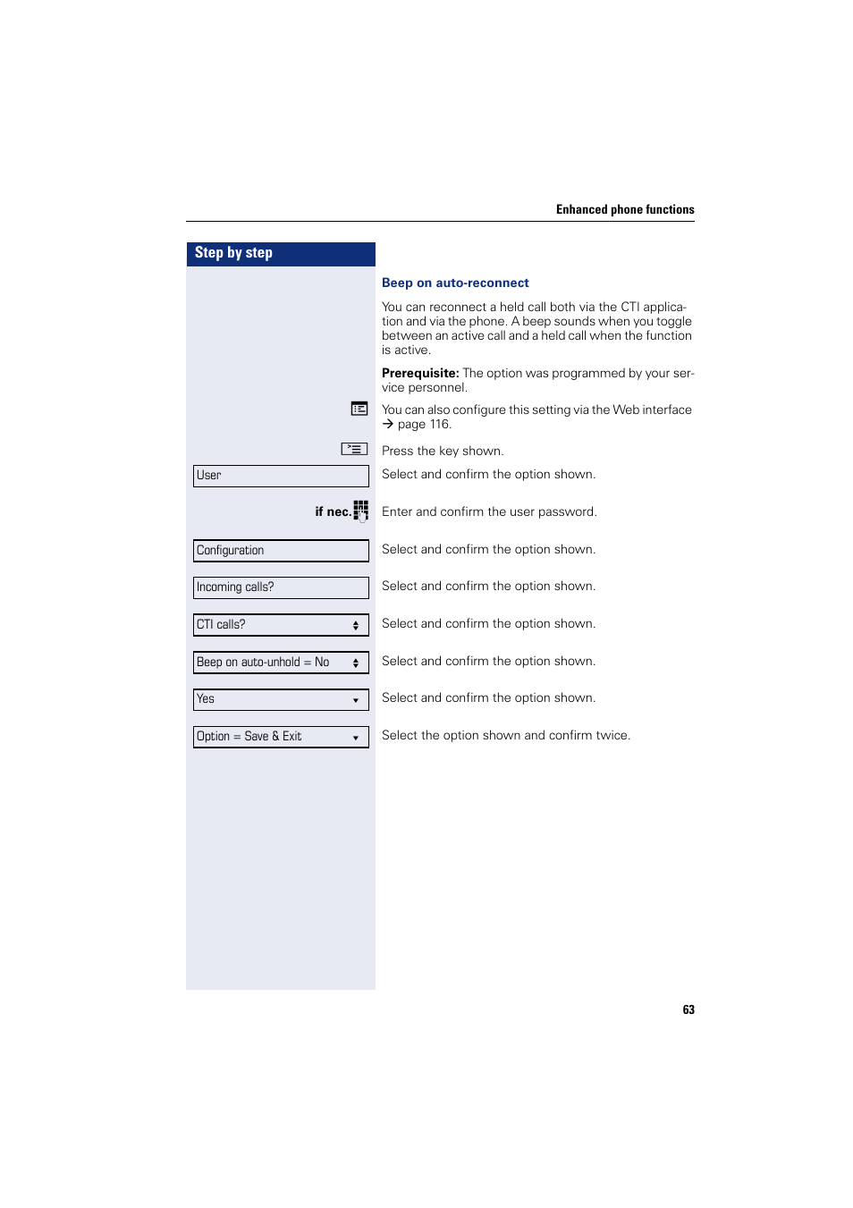 Siemens OPENSTAGE 20 5000 User Manual | Page 63 / 130