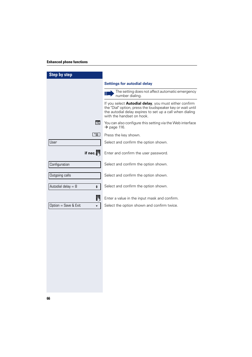 Siemens OPENSTAGE 20 5000 User Manual | Page 66 / 130
