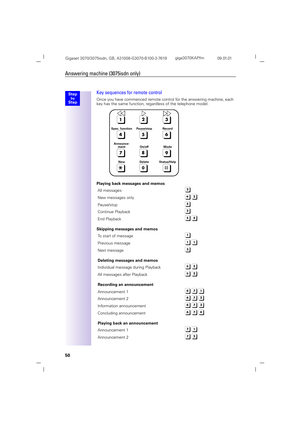 Siemens Gigaset 75 User Manual | Page 54 / 83