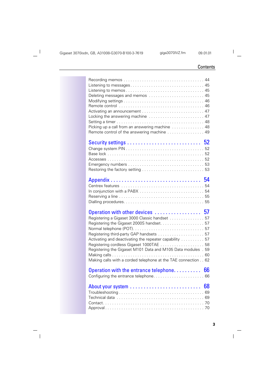 Siemens Gigaset 75 User Manual | Page 7 / 83