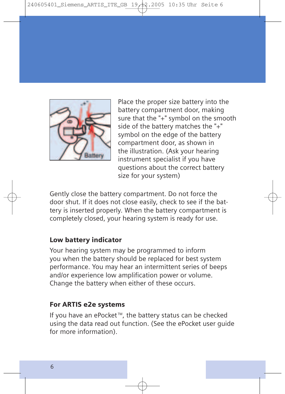 Siemens hearing systems User Manual | Page 6 / 24