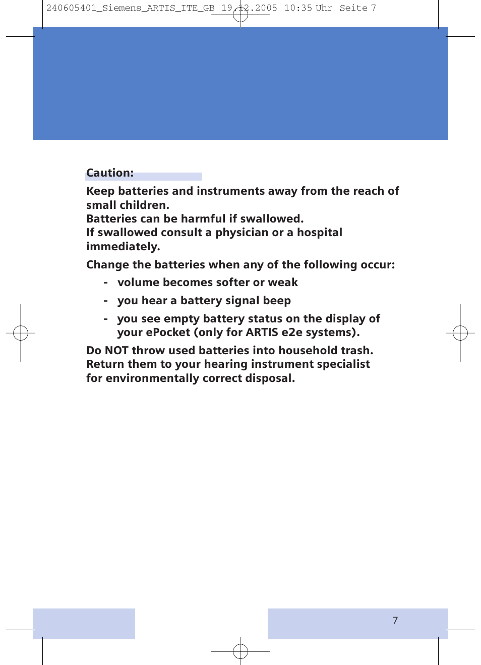 Siemens hearing systems User Manual | Page 7 / 24