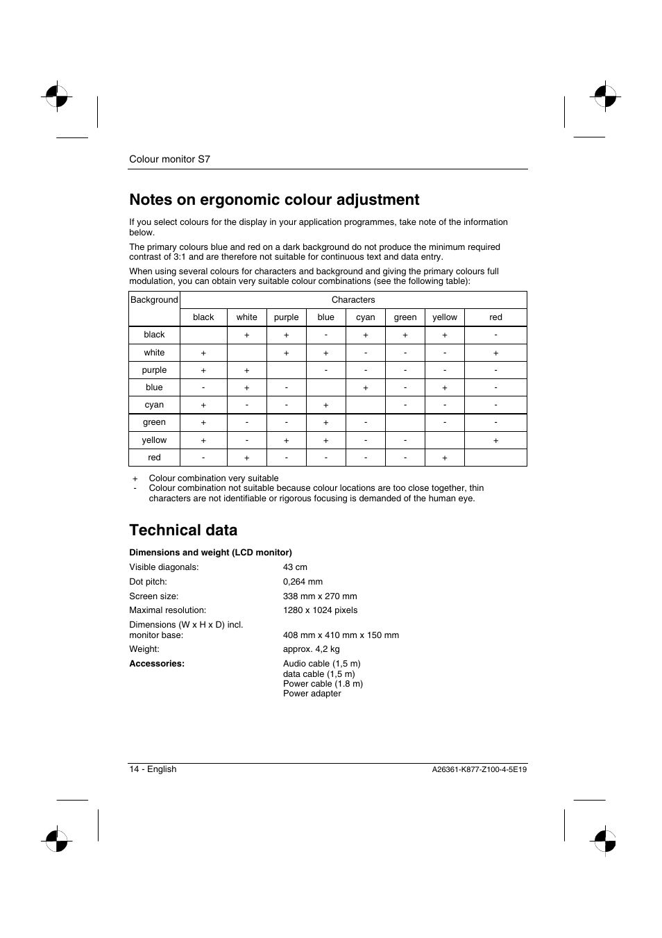 Technical data | Siemens S7 User Manual | Page 16 / 21