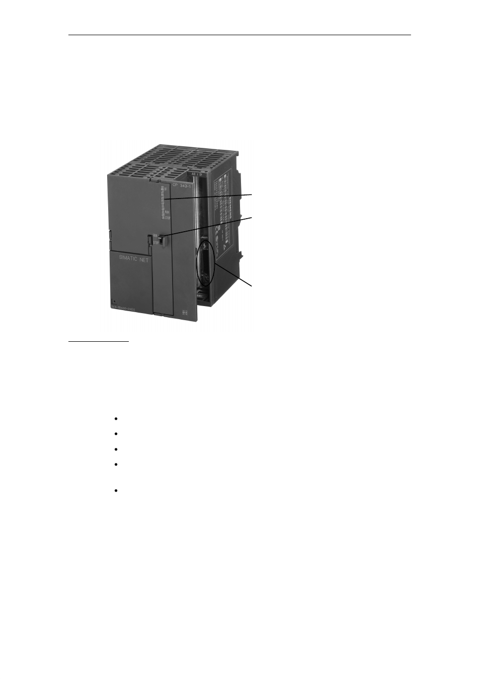 1 the cp 343-1 communications processor | Siemens SIMATIC NET CP 343-1 User Manual | Page 5 / 22